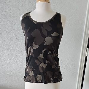 Athleta Camouflage Tank Top - Black and Brown